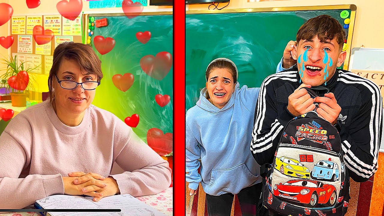 Profesoara BUNA vs profesoara REA/ Sketch la ȘCOALĂ