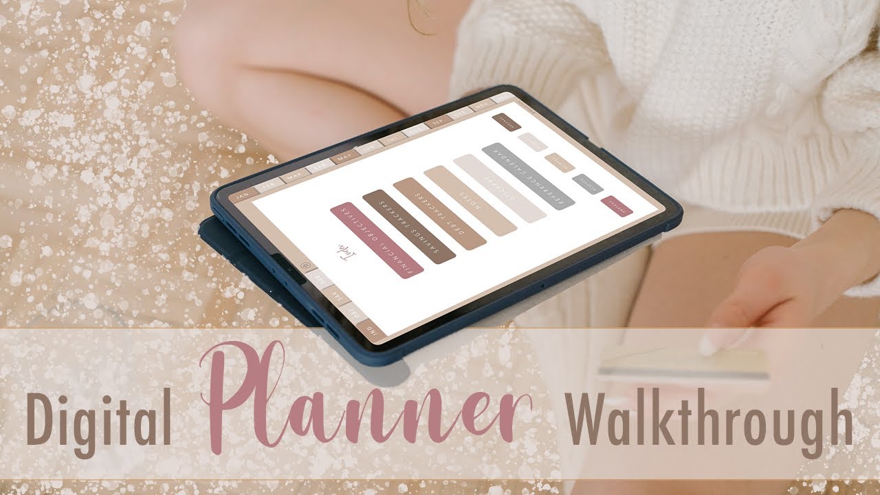 Financial Budget Planner Walkthrough | Importing Digital Stickers | Importing Digital Budget Tracker