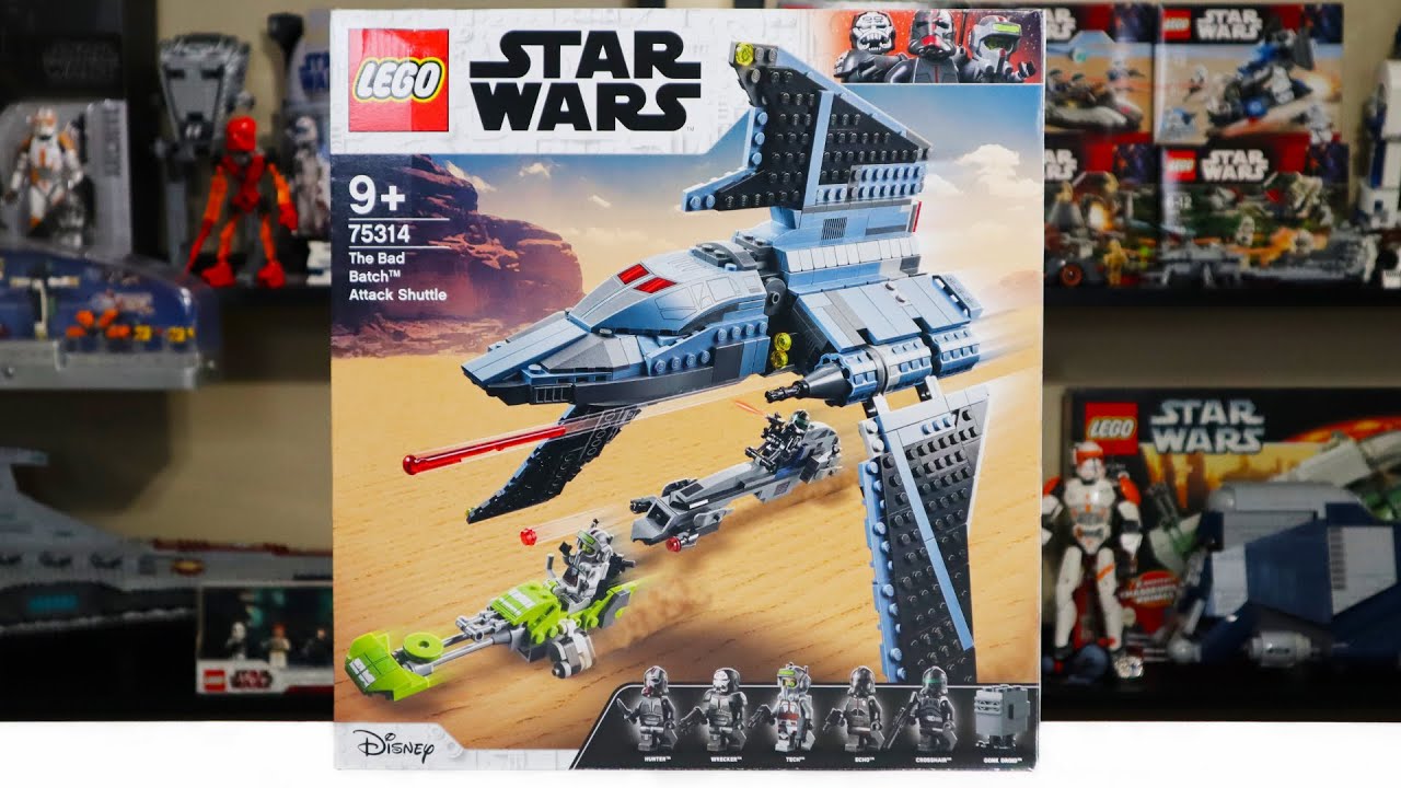LEGO Star Wars 75314 BAD BATCH ATTACK SHUTTLE Review! (2021)