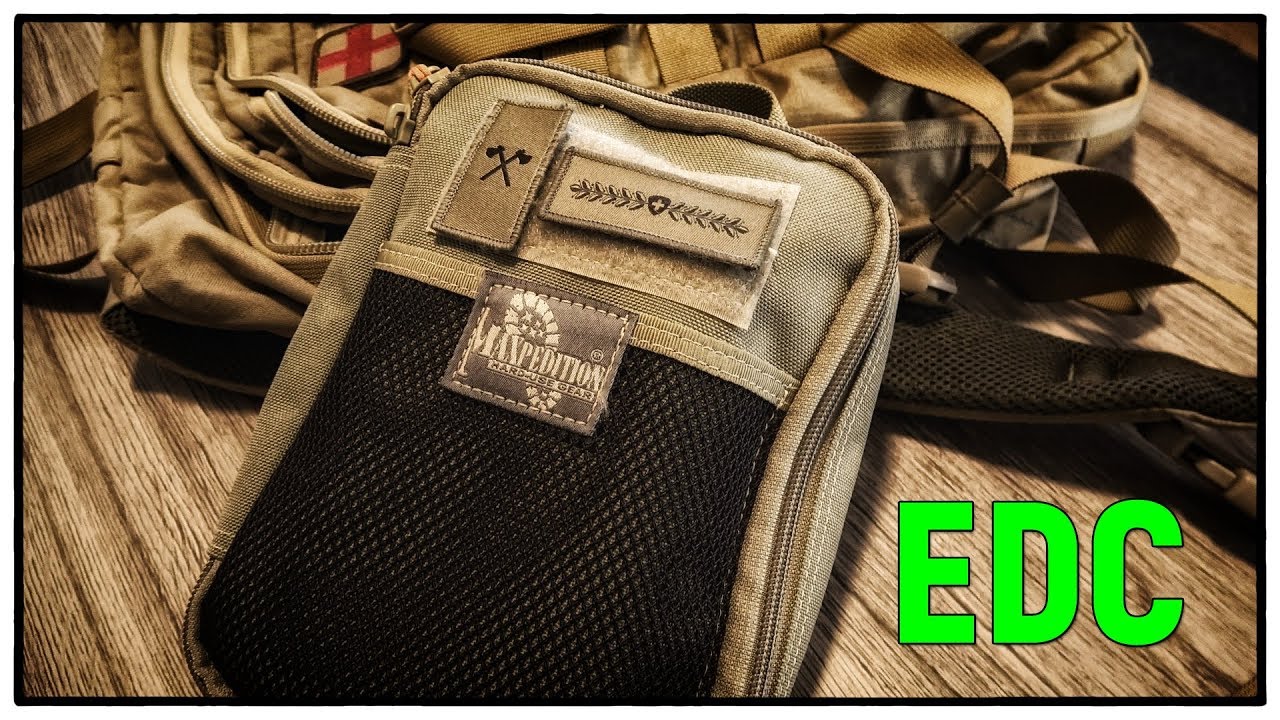 Mein in den letzten 1520 Tagen “gewachsenes” Urban-Office-EDC im Maxpedition Beefy Organizer (1/2)