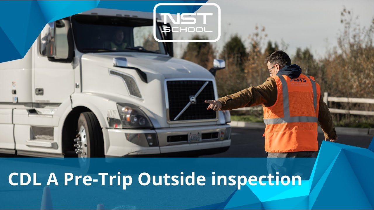 CDL A Pre-Trip outside inspection 2024 New Sound CDL School