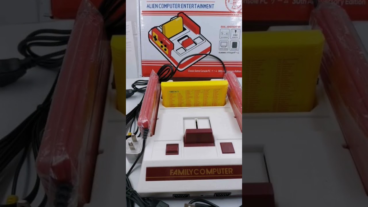 8Bit Retro Video Game Console Family Computer FC 132 Games With Cartridge