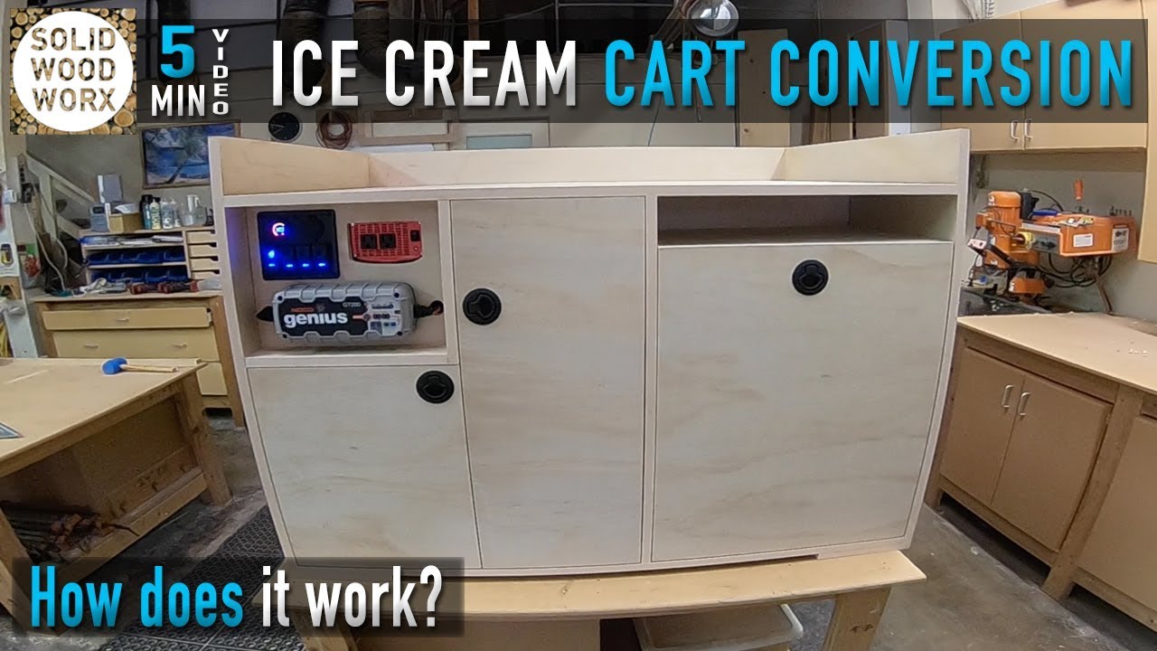 One of a kind Ice Cream Cart