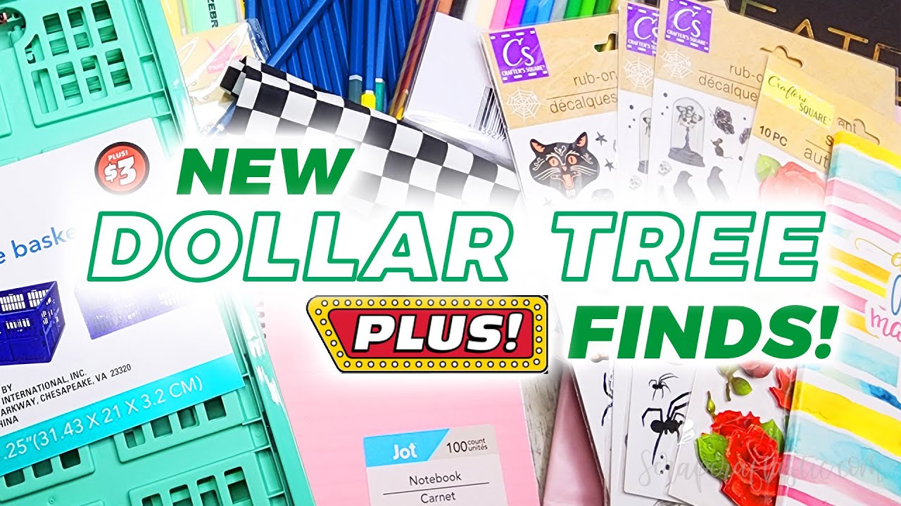 NEW DOLLAR TREE Finds Stationery, Storage, Craft and Art Supplies Haul
