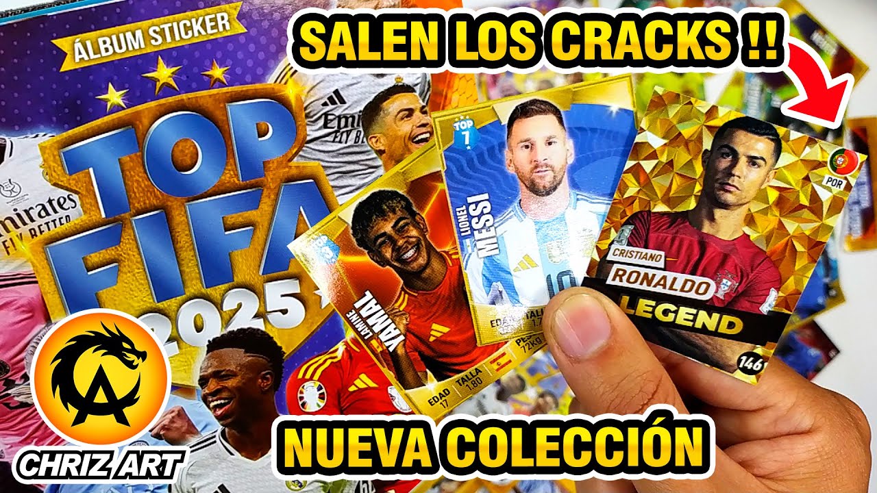 NOS TOCÓ MESSI !!😱 ABRIMOS SOBRES TOP FIFA 2025 ⚽ ÁLBUM DE FÚTBOL !!! KBOOM EDITORIAL | CHRIZ ART