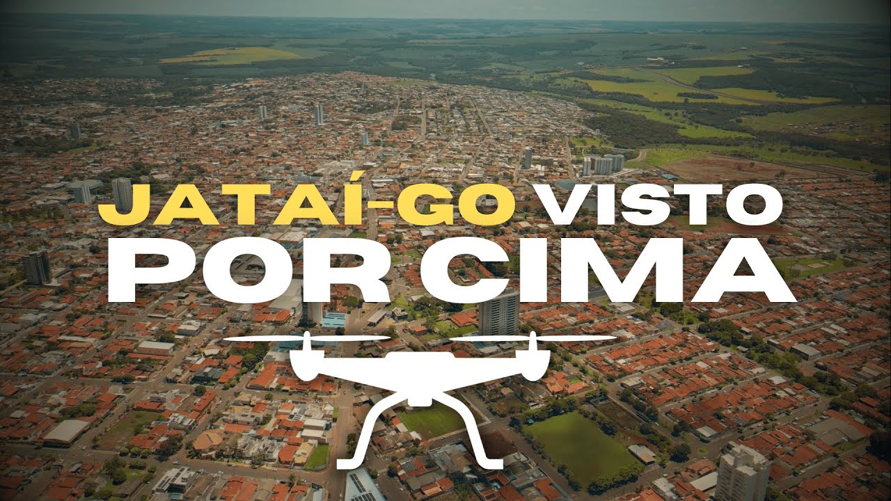 JATAÍ-GO visto por cima☁️☁️