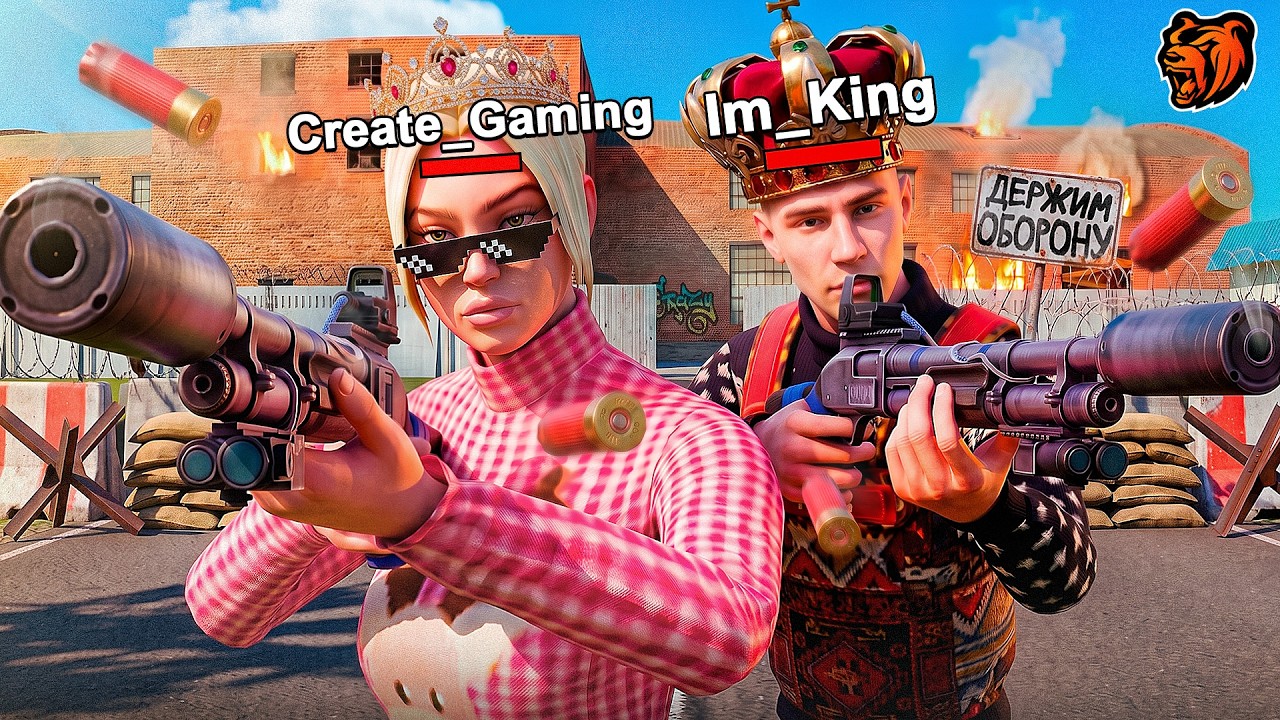 2 YOUTUBERS with SHOTGUNS vs THE ENTIRE BLACK RUSSIA SERVER