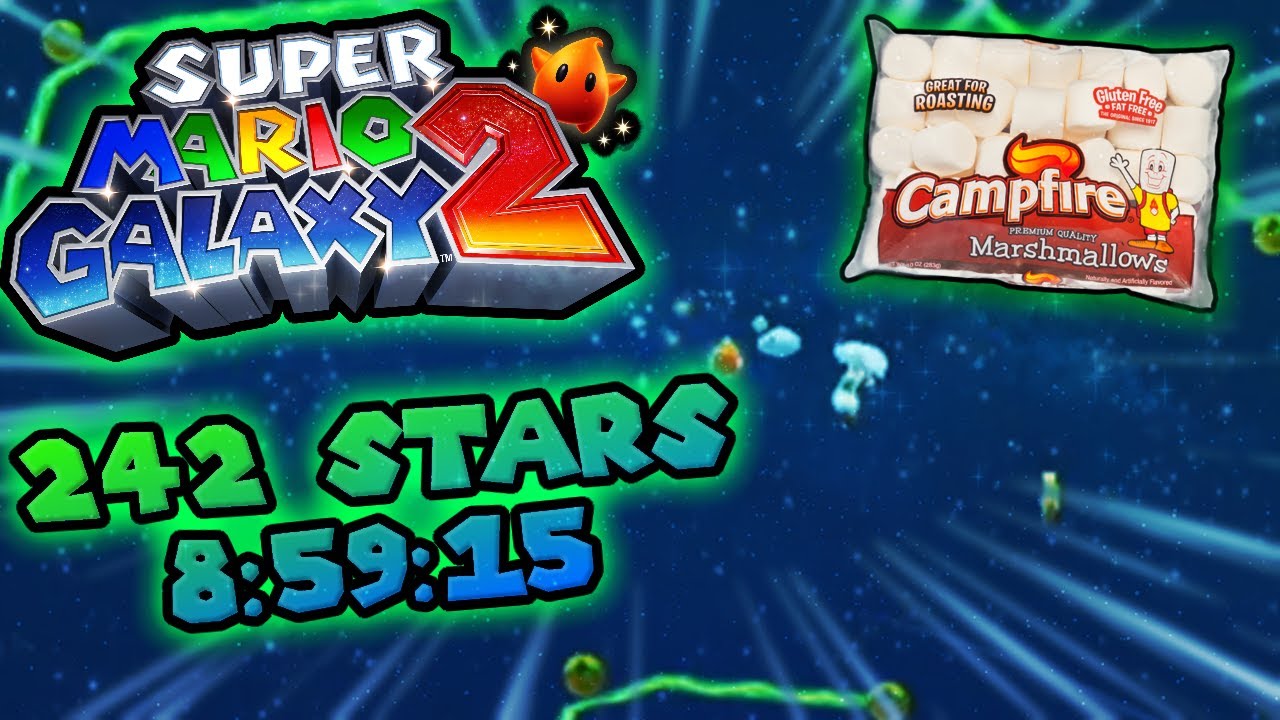 Super Mario Galaxy 2 - 242 Stars Speedrun in 8:59:15