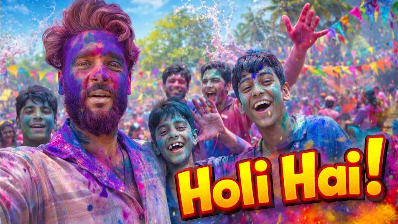 Holi Vlog 2026 🎨 Bhang Ka Nasha Zyada Ho Gaya 😂