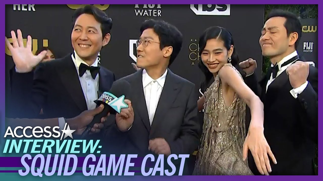 'Squid Game' Cast Celebrates Critics Choice Win w/ Epic Dance Moves