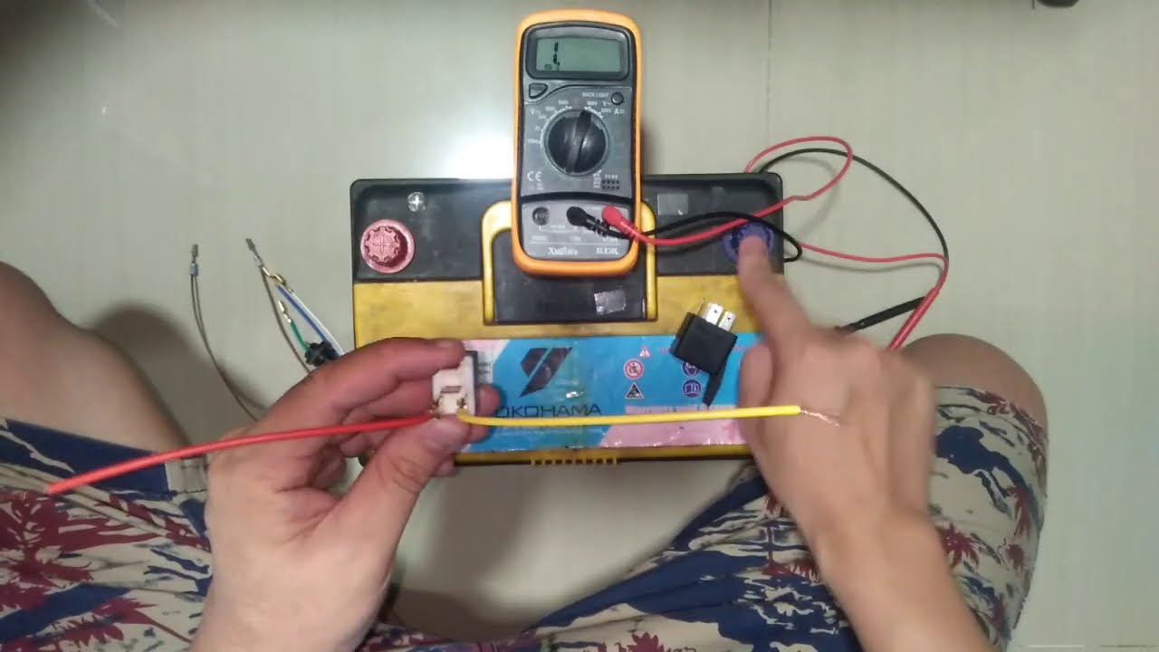 How to check relay using digital tester and test light