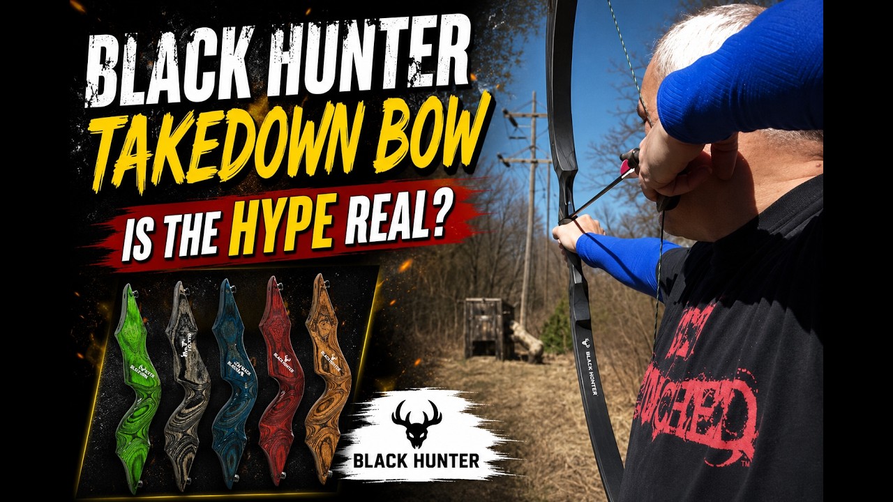 3D Archery   Black Hunter Take Down Bow Review