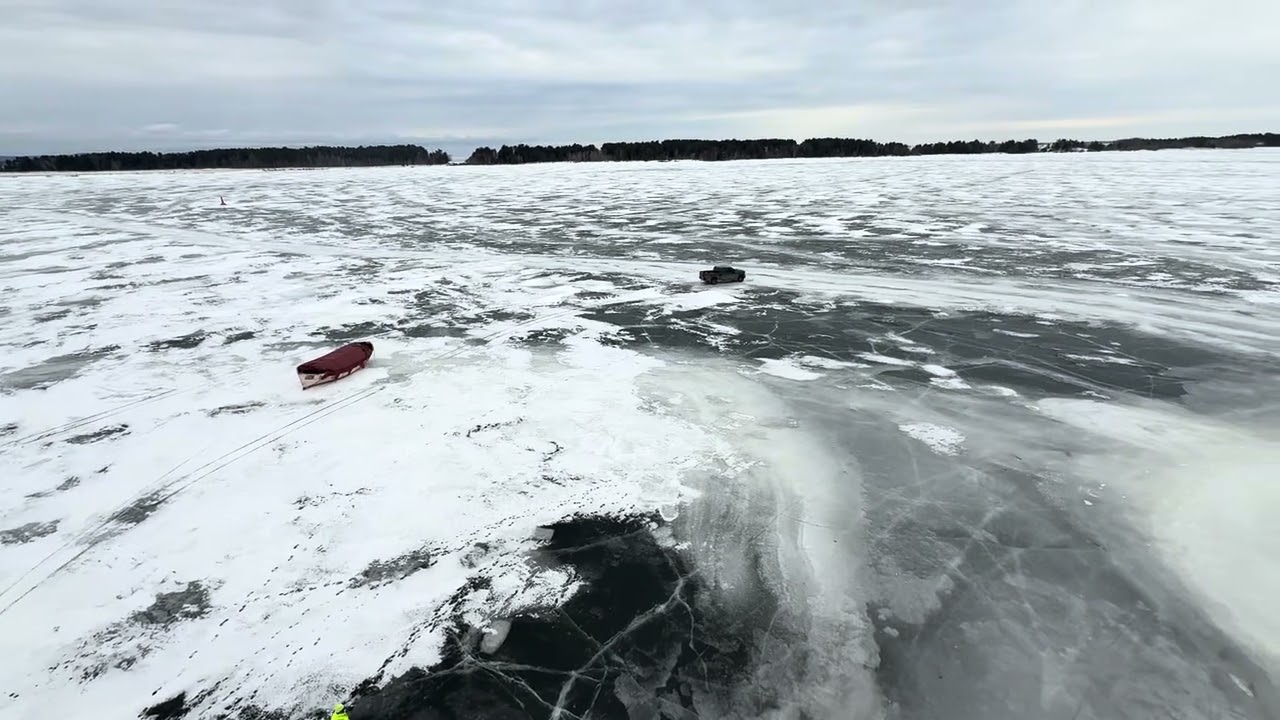 Life Boat on Ice in the Duluth Superior Harbor