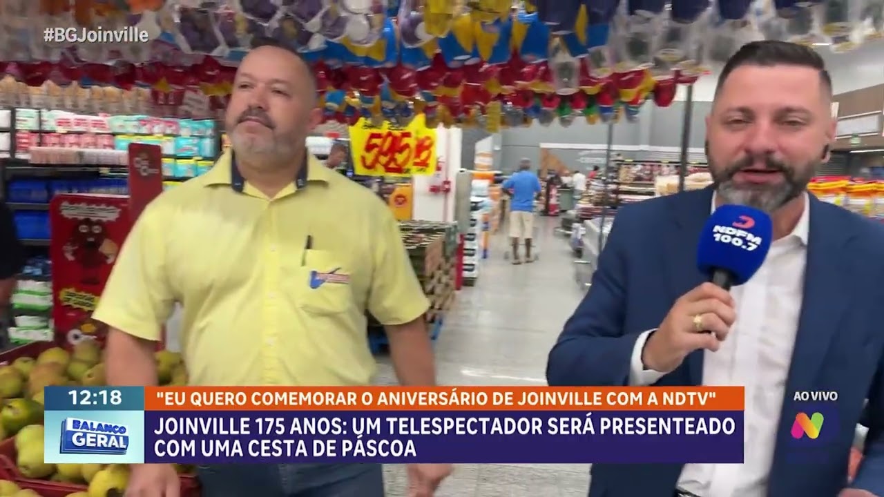 NDTV RECORD presenteia telespectador nos 175 anos de Joinville
