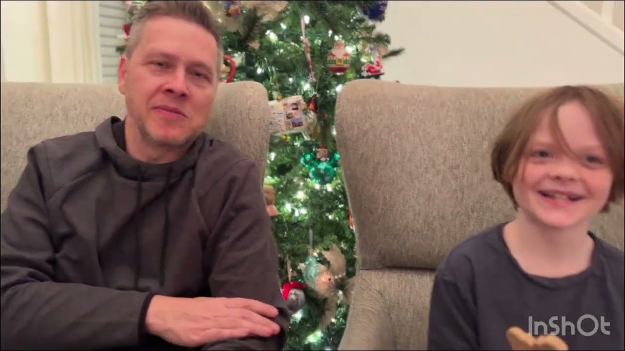 Taste testing extinct dinosaur Gummies and reindeer marshmallow