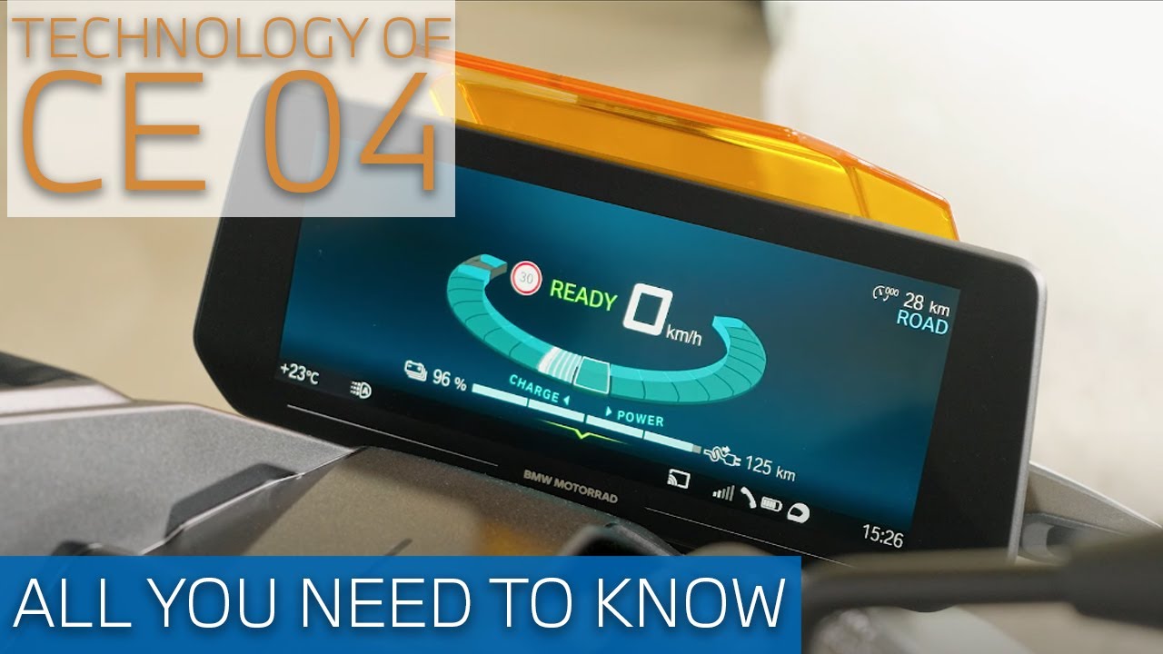 The new electric 2022 BMW CE 04  - Technology: All You Need To Know.