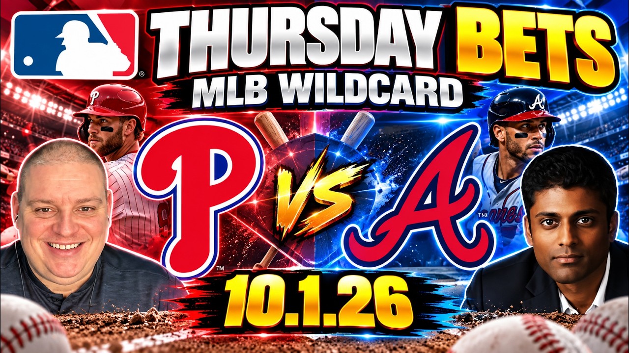 Phillies at Braves - Thursday MLB Wildcard Picks - 10/1/26 l Craig Trapp & Indian Cowboy MLB Bets
