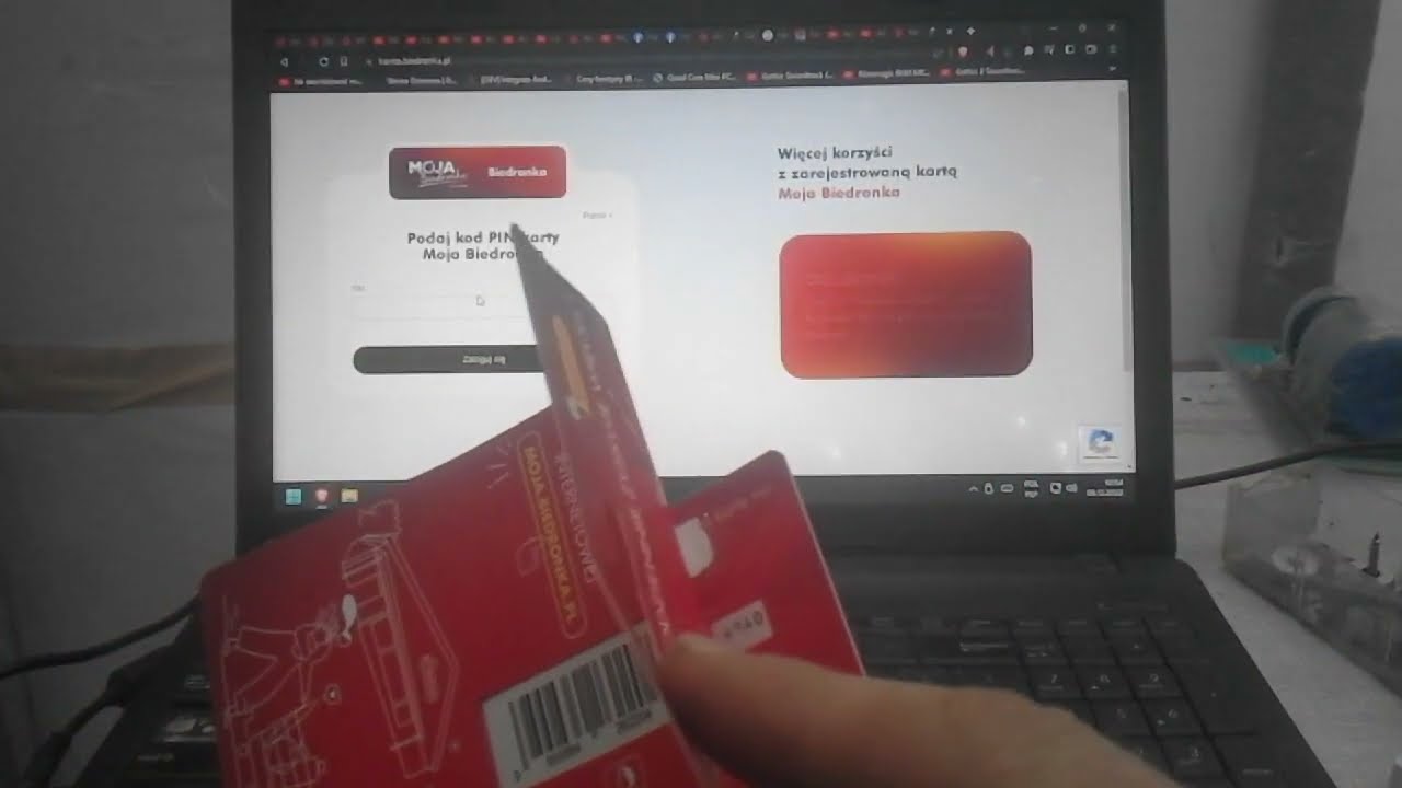 rejestracja karty moja biedronka uwaga tylko za pomocą telefonu komórkowego