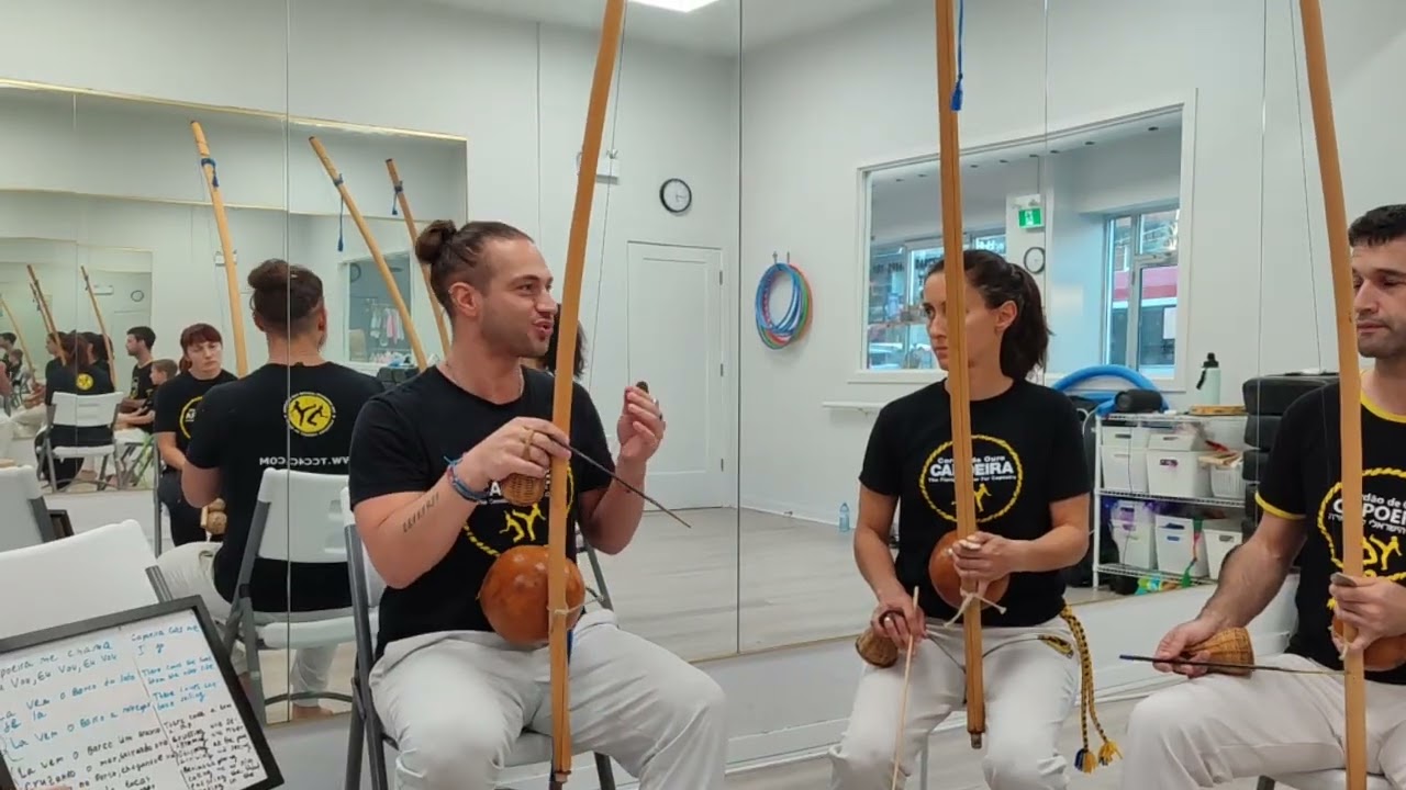 A little berimbau lesson from Instrutor Fofuxo
