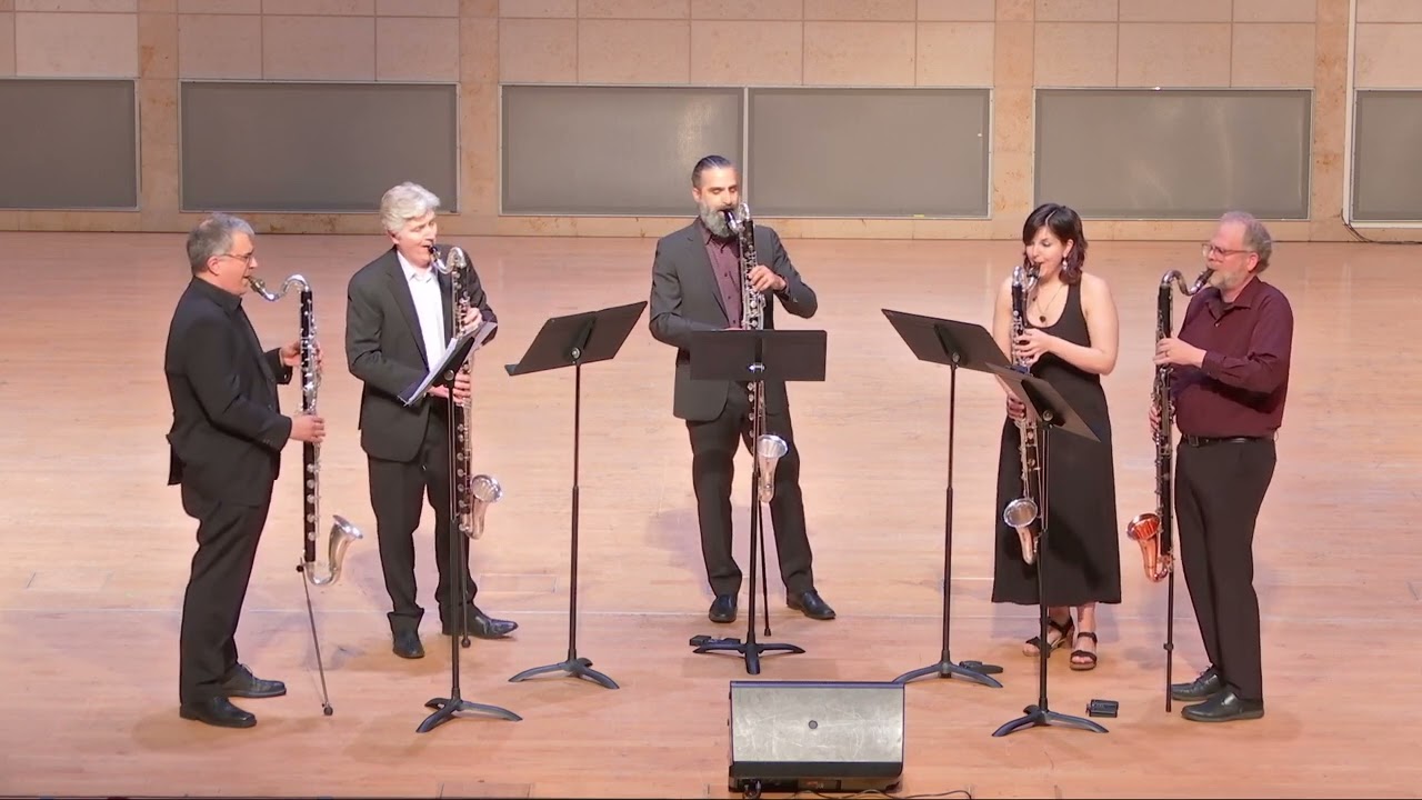 Henry Purcell: Dido's Lament, arranged for five bass clarinets