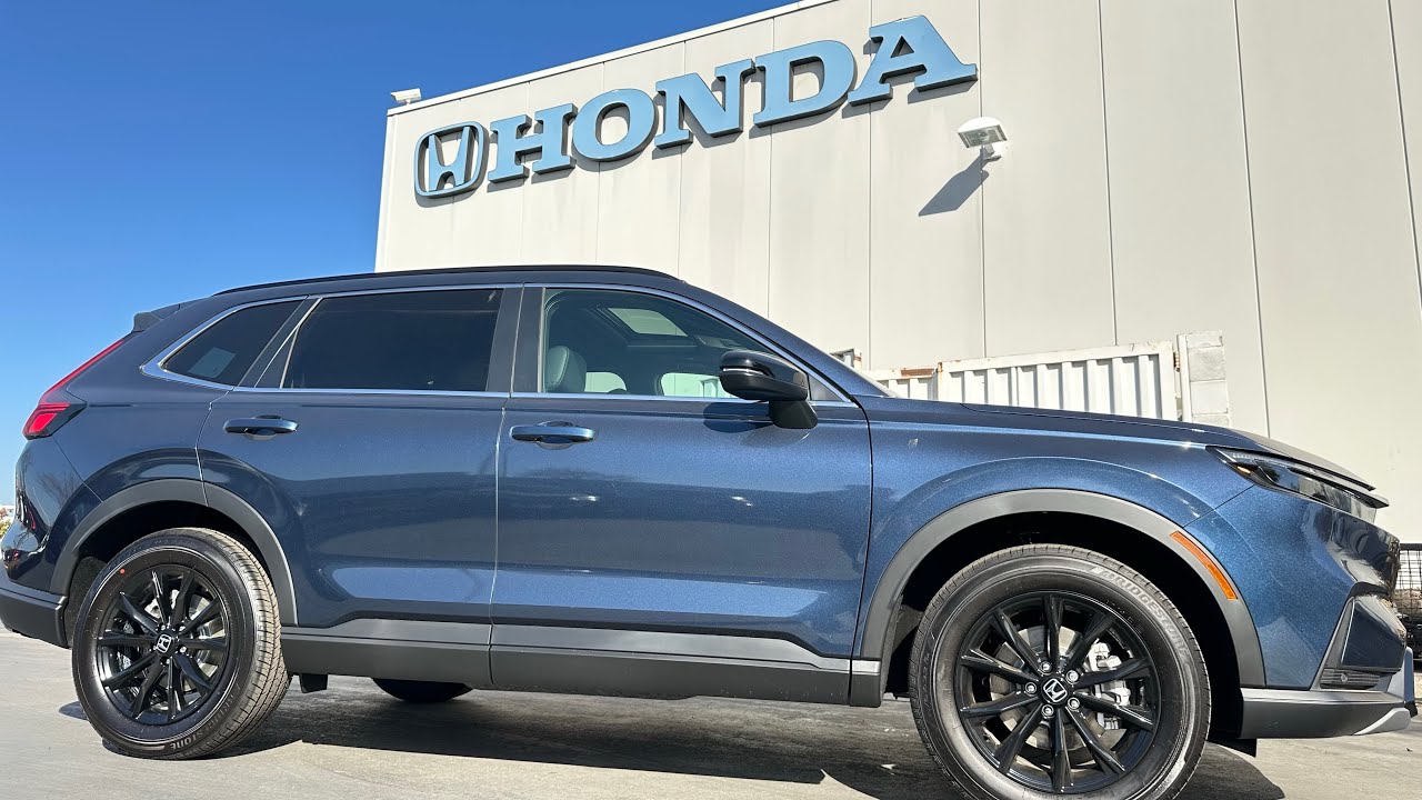2025 Honda Cr-V Sport L Hybrid Canyon River Blue