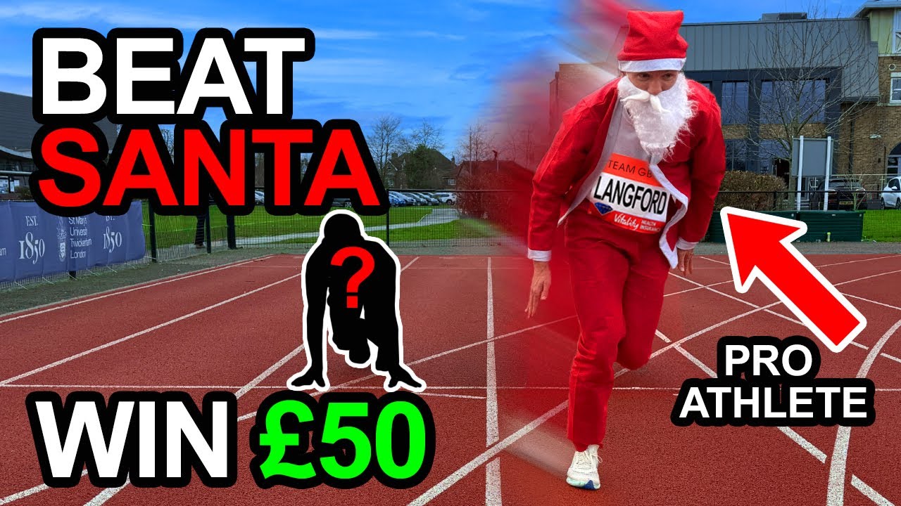 I Challenged Strangers To Race Santa For £50