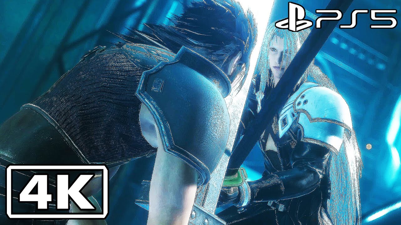 Zacks last fight against Sephiroth - Crisis Core Final Fantasy 7 Reunion (4K)