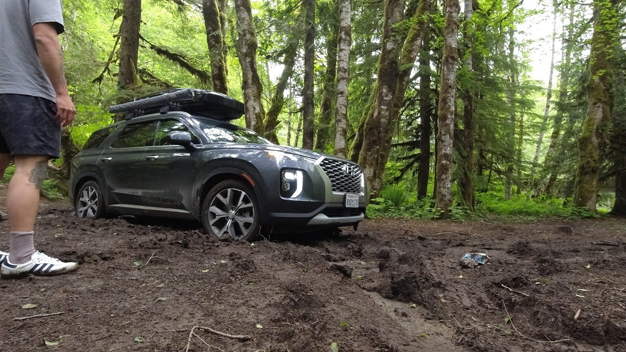 Stuck Offroad at the Beckler River campsite in a 2wd