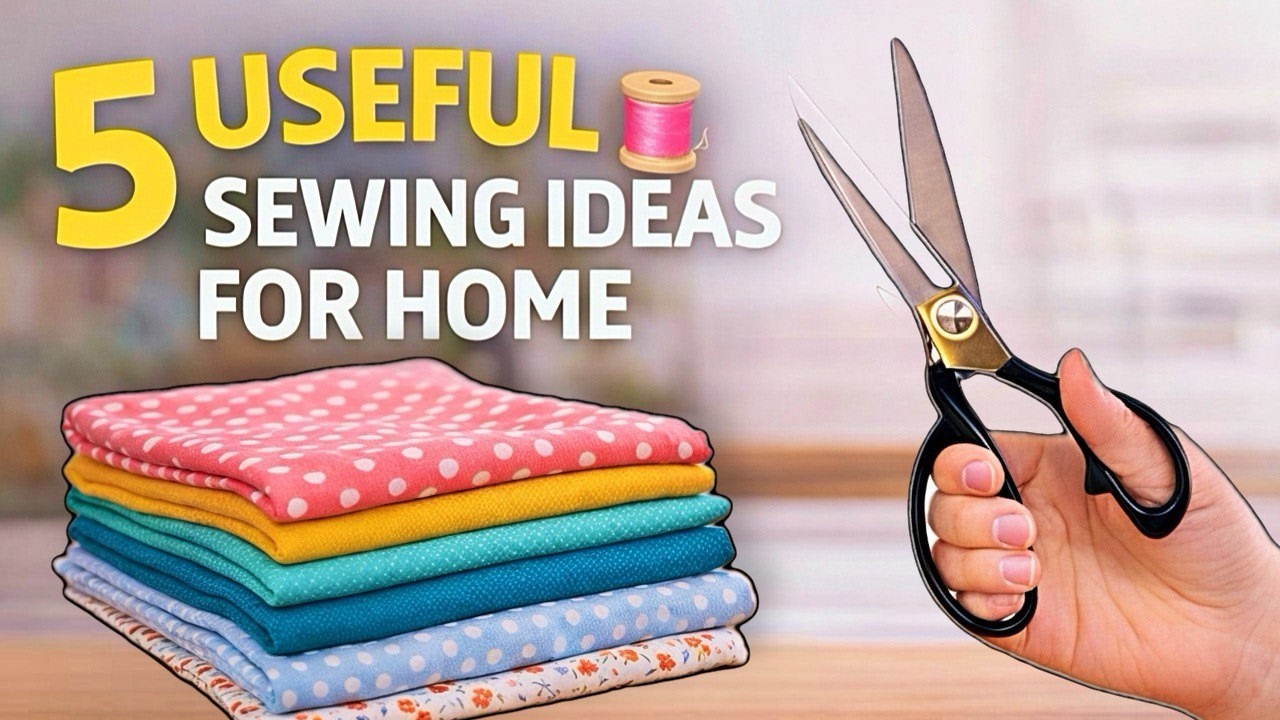 5 Useful Sewing Ideas for Your Home 🧵
