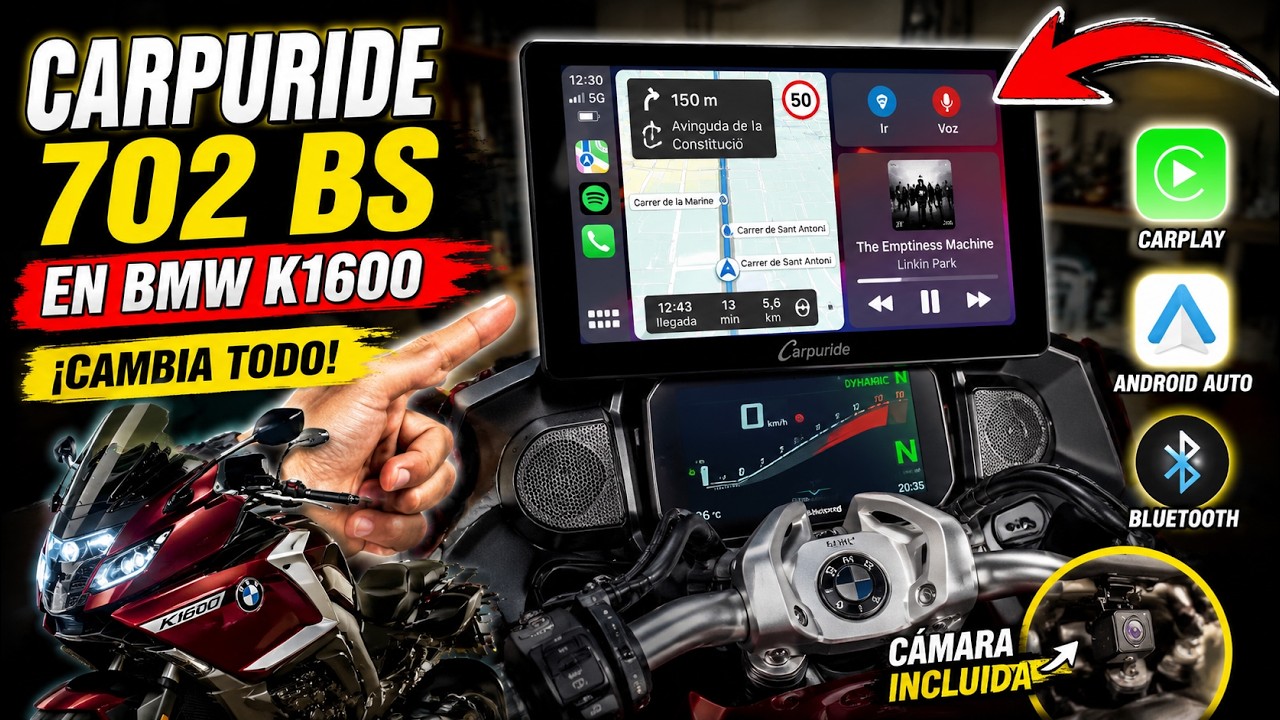 poniendo Carpuride 702 BS en BMW K 1600
