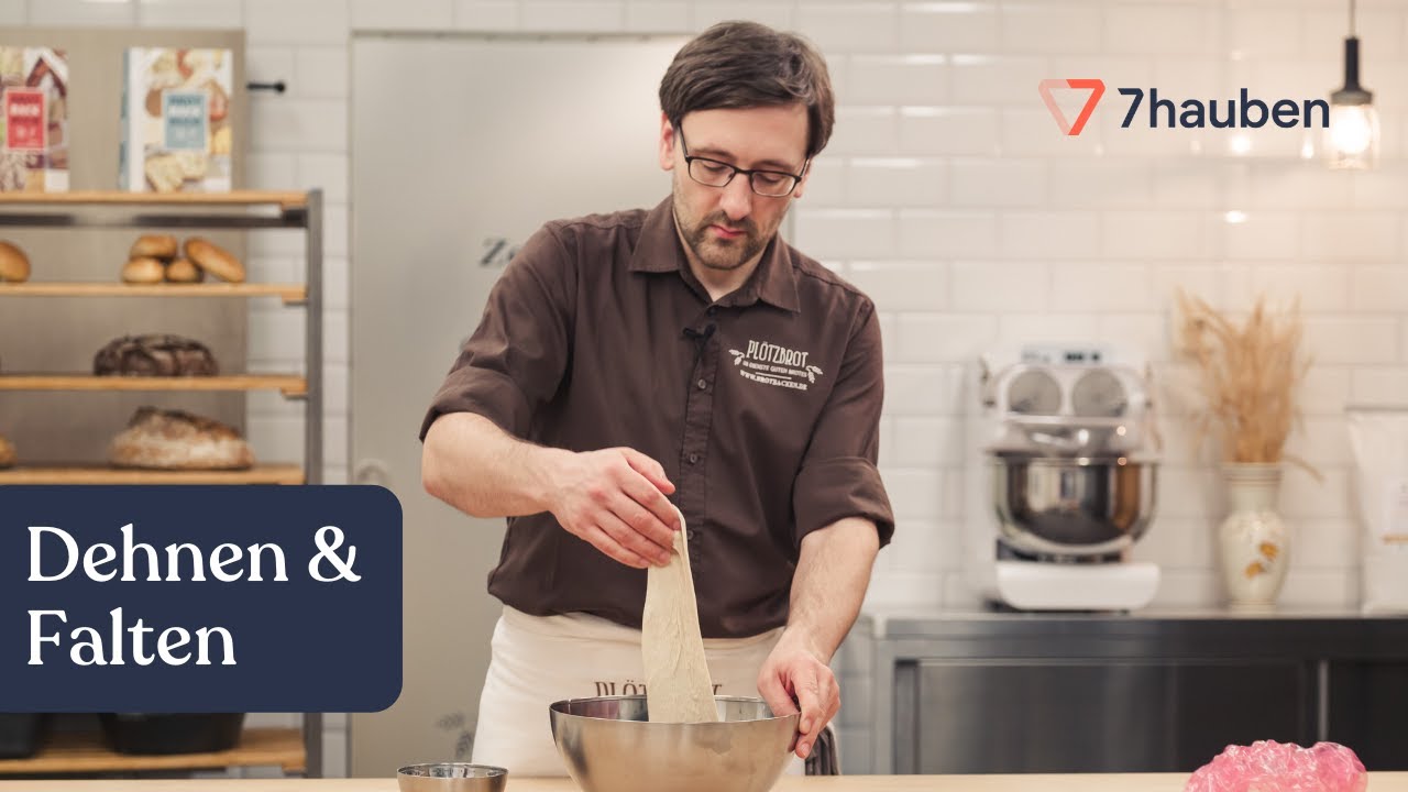 Warum muss ich Teige dehnen und falten? | Brotbacken mit Sauerteig Teil 2 mit Lutz Gei&szlig;ler | 7Hauben