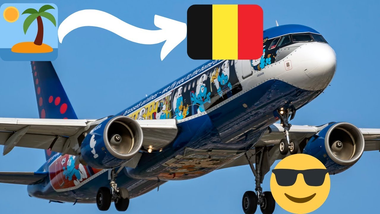 TRIP REPORT | Brussels Airlines AEROSMURF again! | Luxury Travel