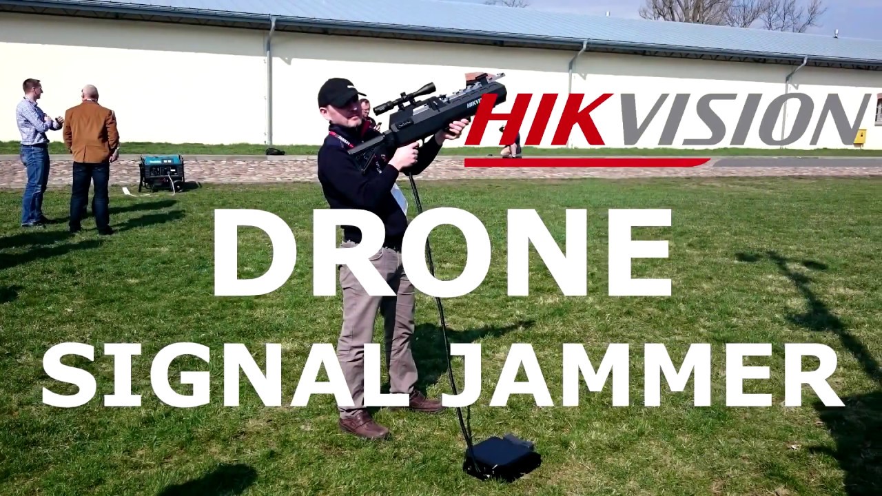 HiKVision DRONE signal JAMMER test defender gun