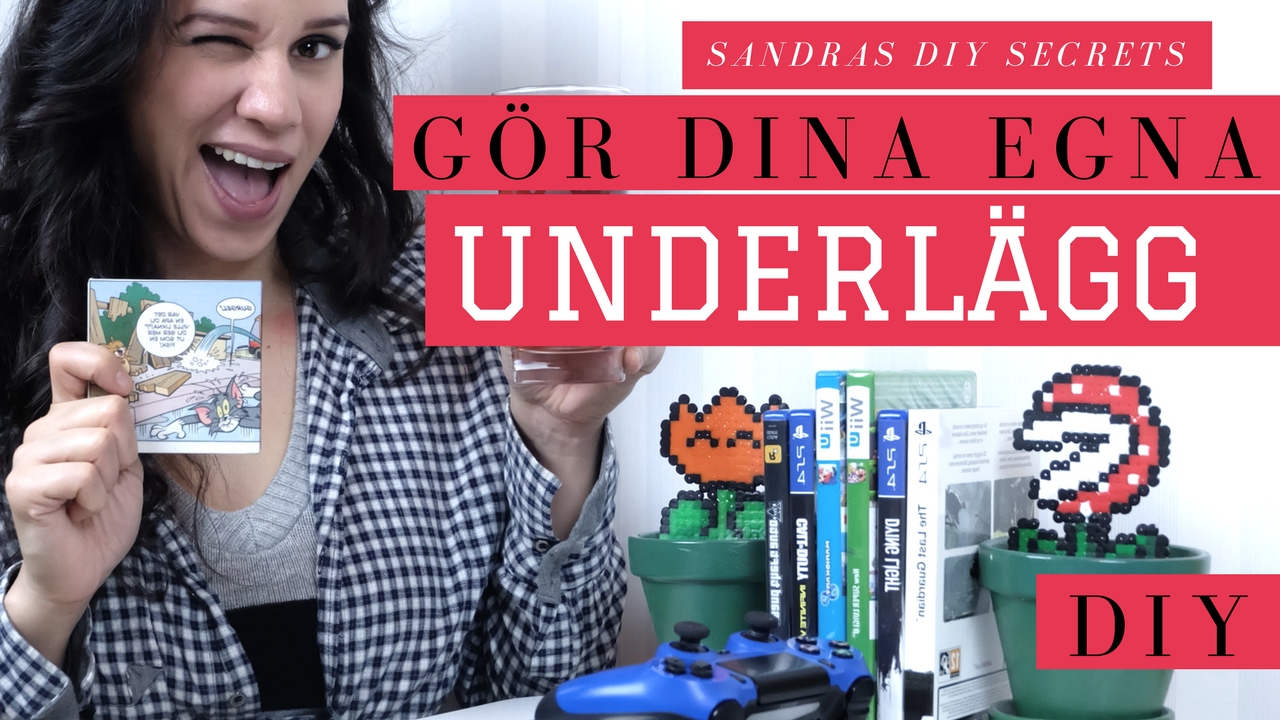Gör dina egna underlägg - DIY - Återbruk - Pyssla - Decoupage