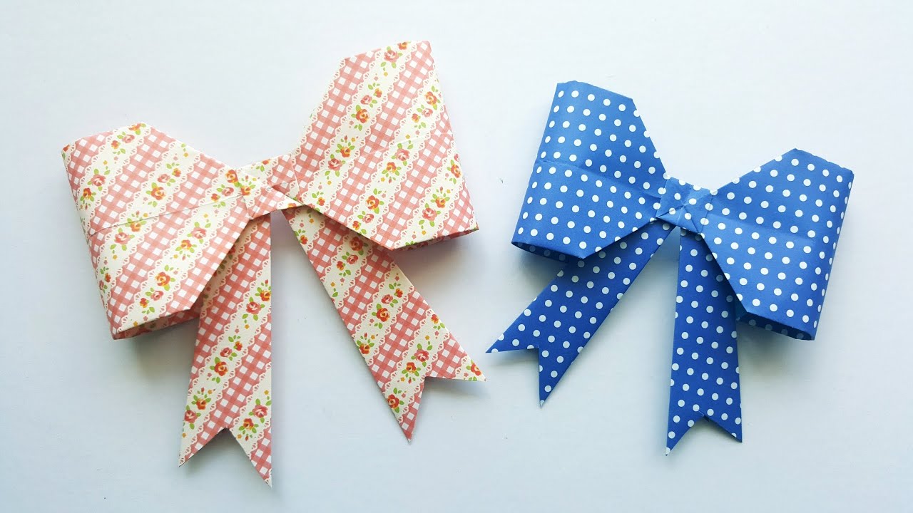 Ribbon Origami Ribbon Origami Ribbon Easy Ribbon Making Ribbon Making Ribbon
