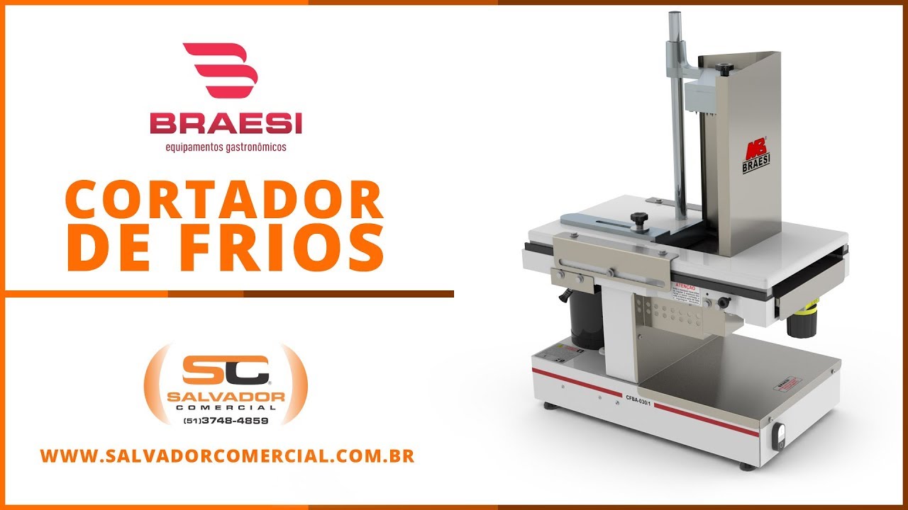 Cortador de Frios Automático CFBA030 Braesi - Salvador Comercial