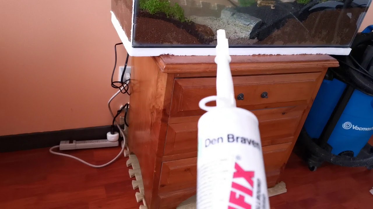 Reparación de pescera SIN VACIAR el contenido