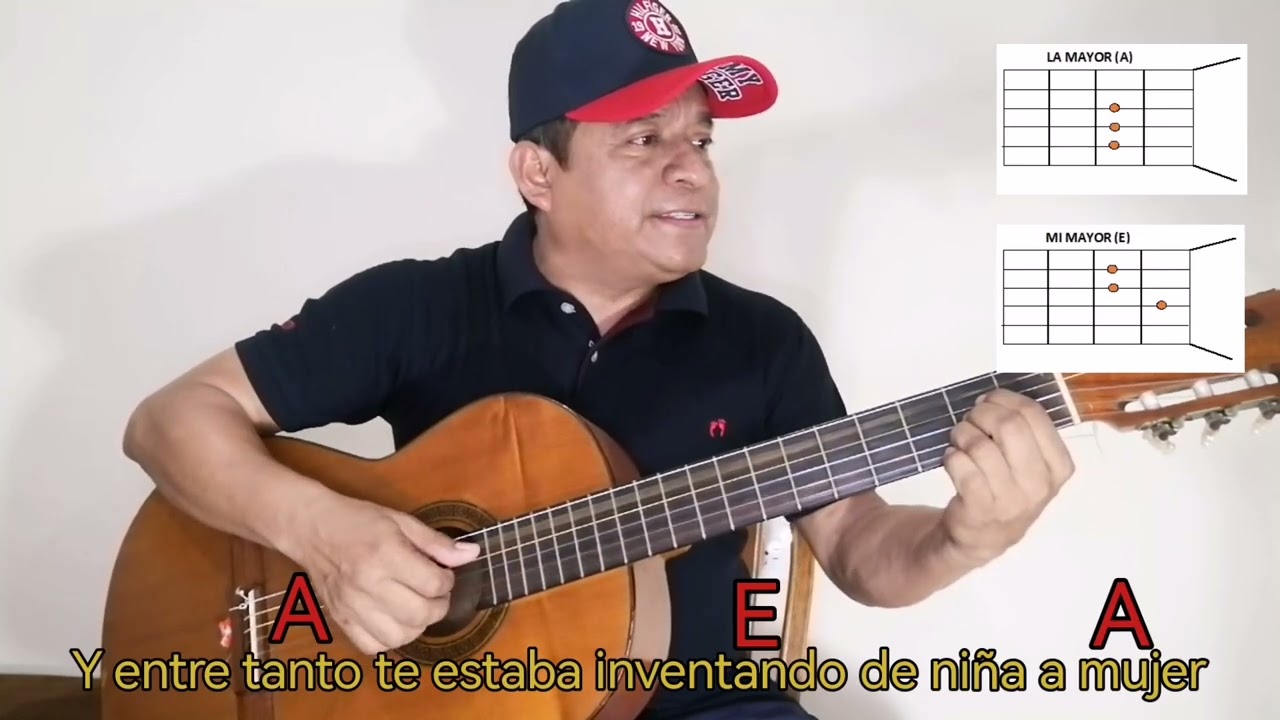 Cómo tocar "de niña a mujer" de Julio Iglesias_tutorial de guitarra_Omar Blas