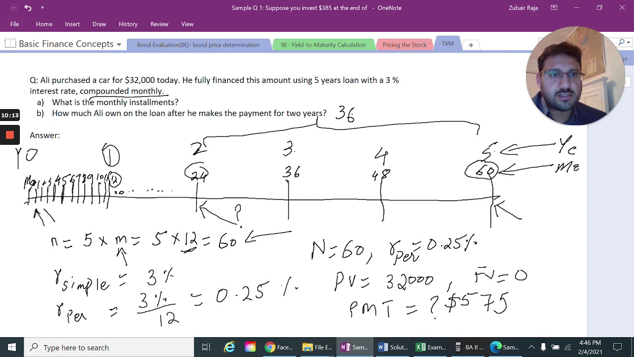 TVM-Amortization Schedule Question
