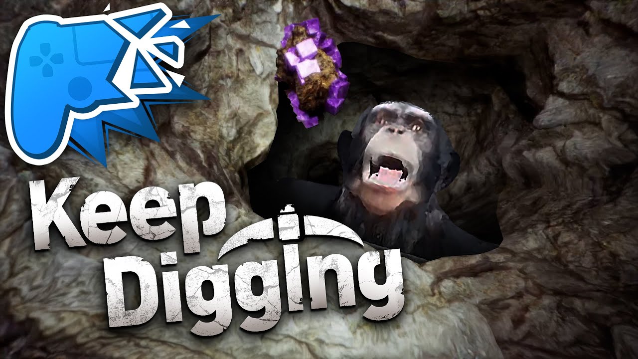 In Keep Digging you can just dig straight down