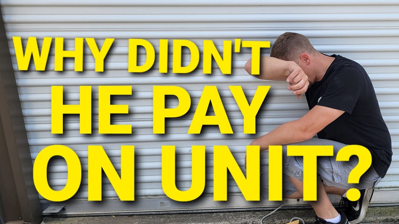 Owner abandons storage unit & CUTS OFF contact w/ locker Facility, owes $1,000's! -See what he left?