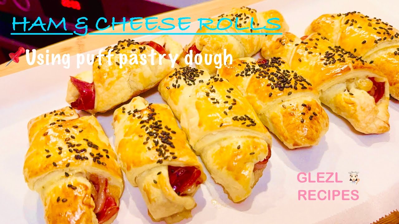 Try this! PUFF PASTRY HAM & CHEESE ROLLS