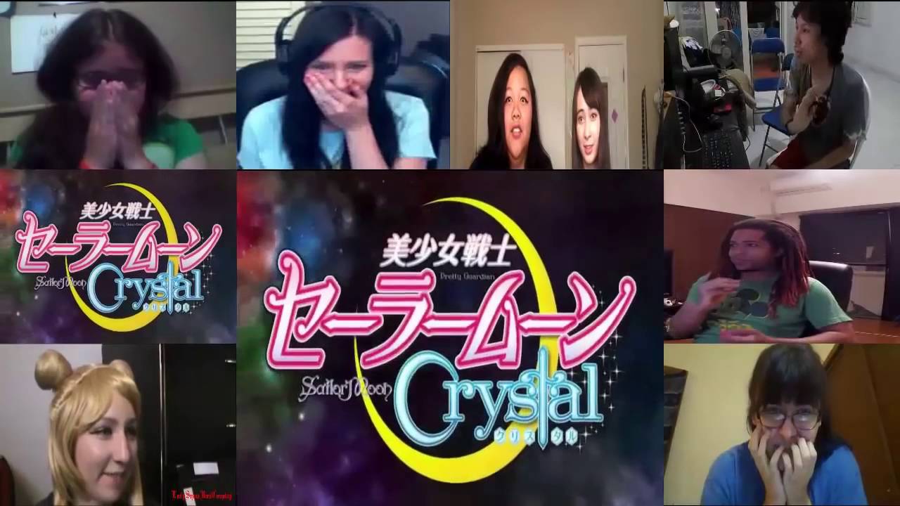 Sailor Moon Crystal Trailer [ Reaction Compilation ]