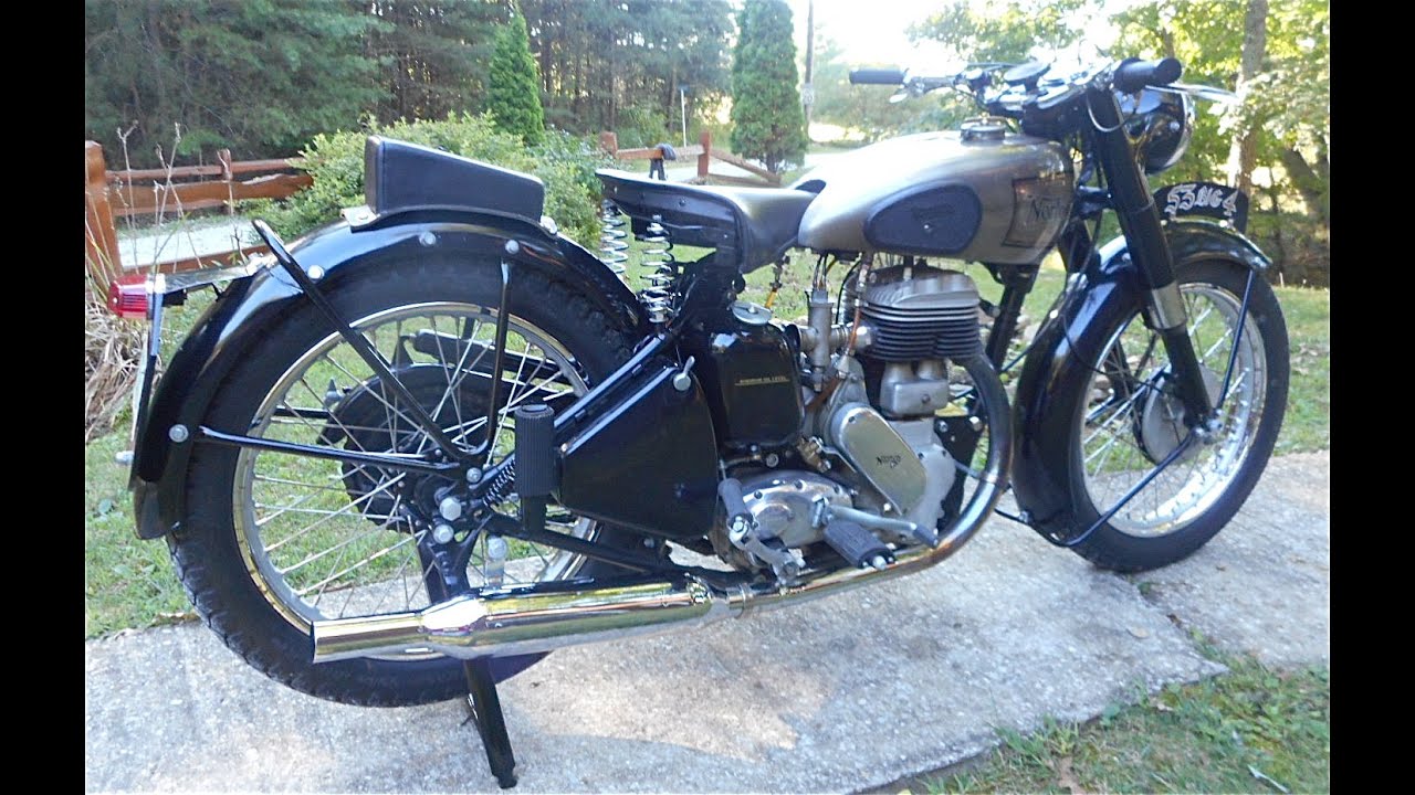 1953 Norton Big 4. Just a close up look at a rare machine.