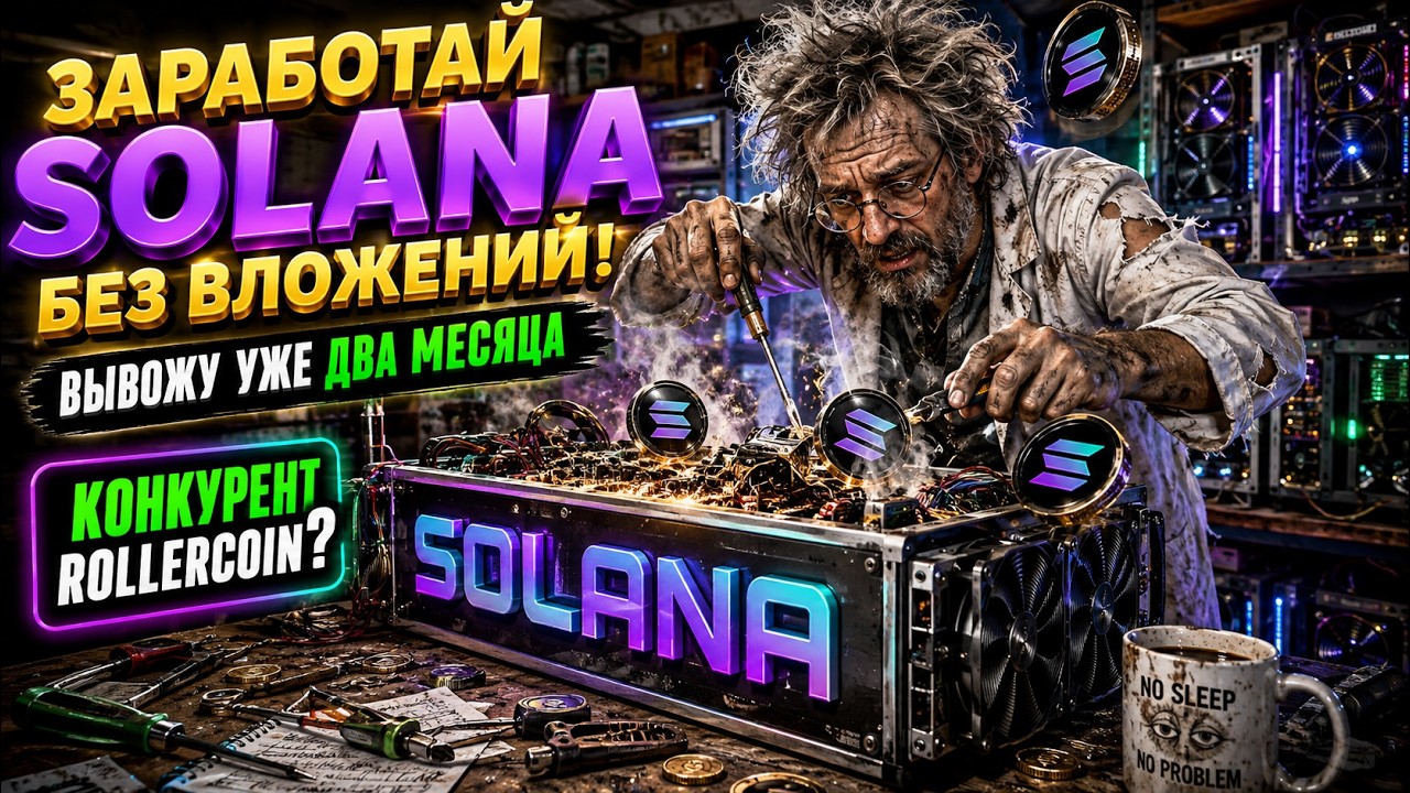 Нашёл КОНКУРЕНТА RollerCoin?! 😱 Solfarmer &mdash; заработок Solana без вложений