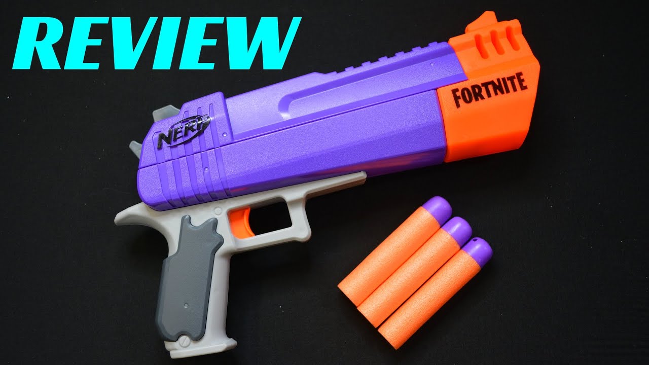 [REVIEW] NERF FORTNITE Mega HAND CANNON HC-E (A Nerf Desert Eagle)