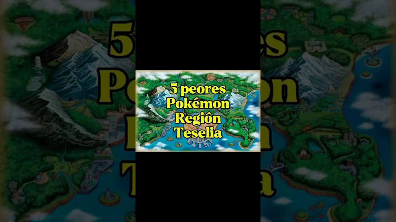 PEORES POK&Eacute;MON REGI&Oacute;N TESELIA (UNOVA) (mi); &iquest;Qui&eacute;n crees que sea el peor? #Pokemon #teselia #unova