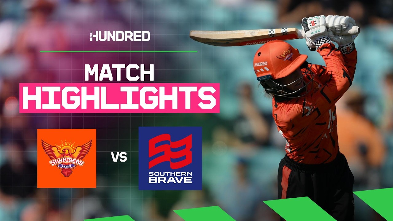 Nervy chase for in race for The Hundred Final 😬 | SunRisers Leeds vs Southern Brave Highlights
