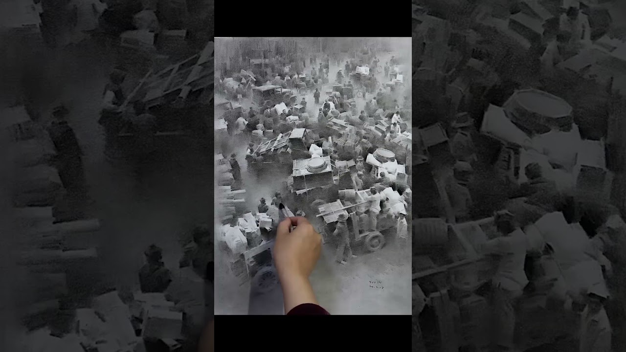 迁徒，写实素描，画画 #art #drawing #painting #sketch #artist #artwork #charcoal #photography #oilpainting