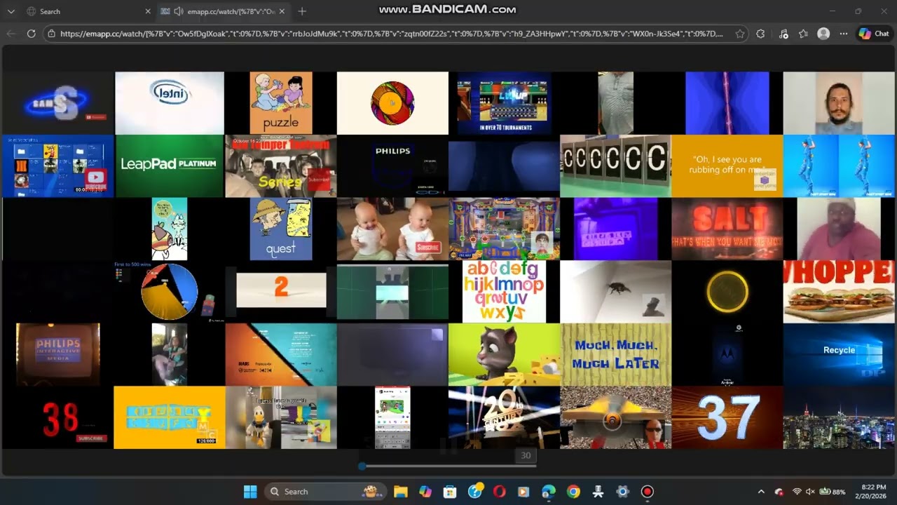 48 Videos Playing At Once 3 (New Videos)